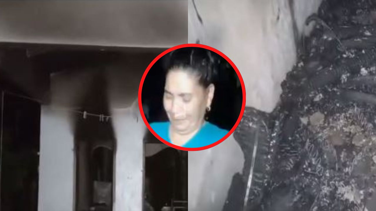 Hondureño cumple amenaza y quema la casa de su madre; 'Me quería matar y quemó mi casa'