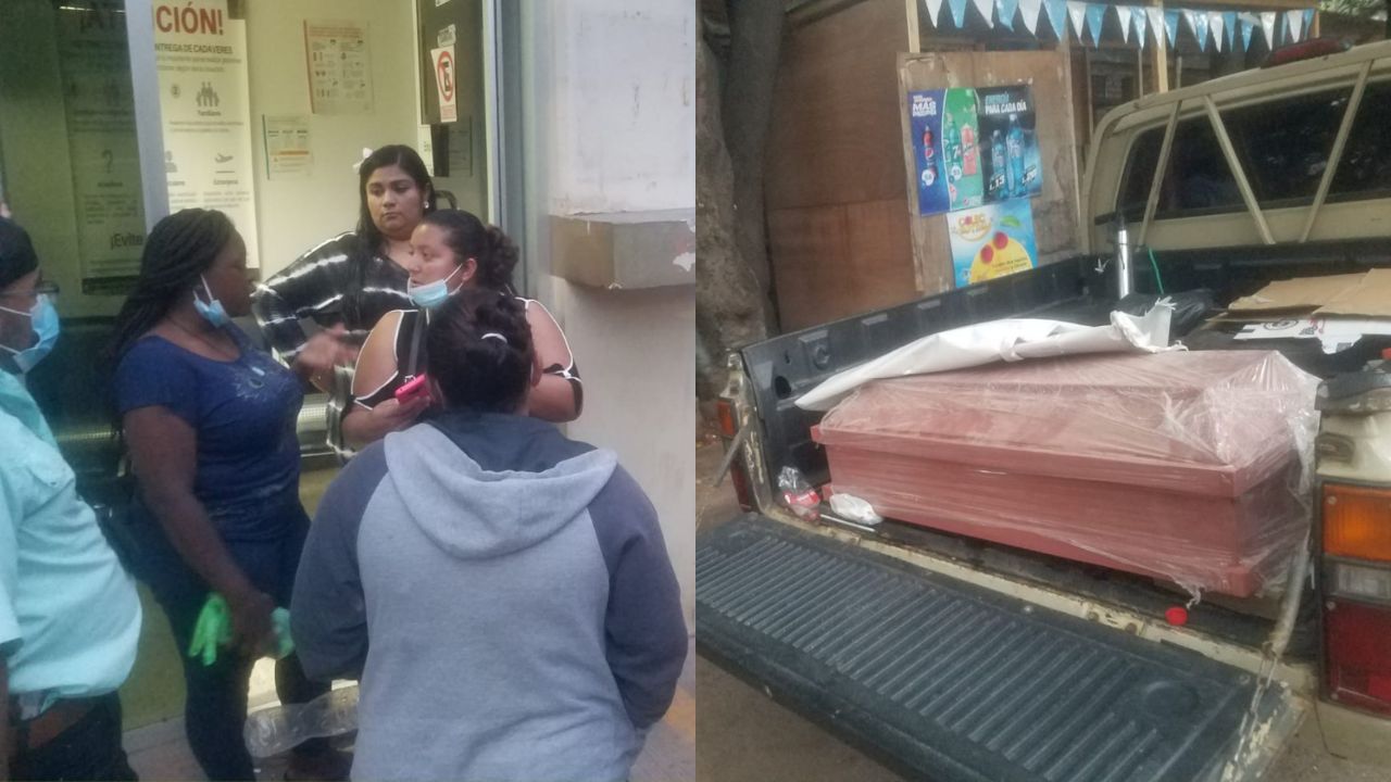 Entre lágrimas, migrante haitiana reclamó elcuerpo de su hijo fallecido en el río Guayambre