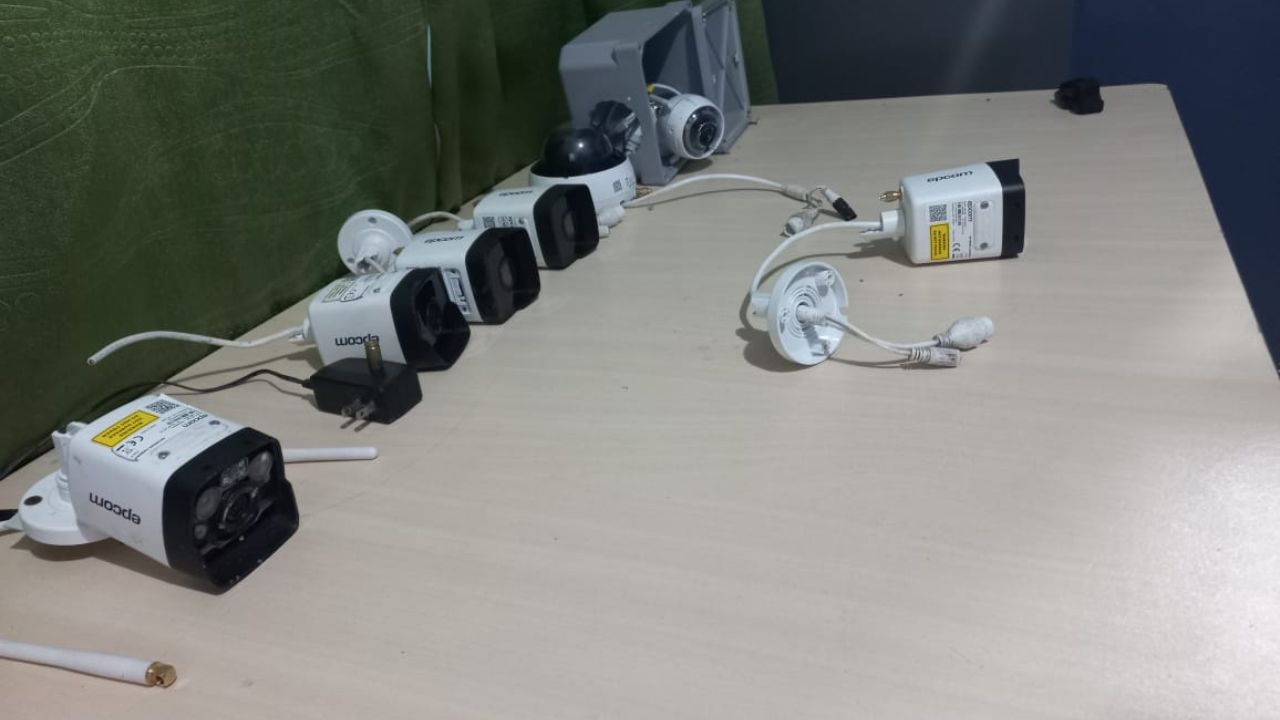 Policía desmantela cámaras de vigilancia de la pandilla 18 en Cortés