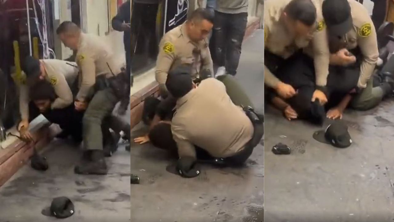 Video: Policías agreden brutalmente a un guardia durante su detención