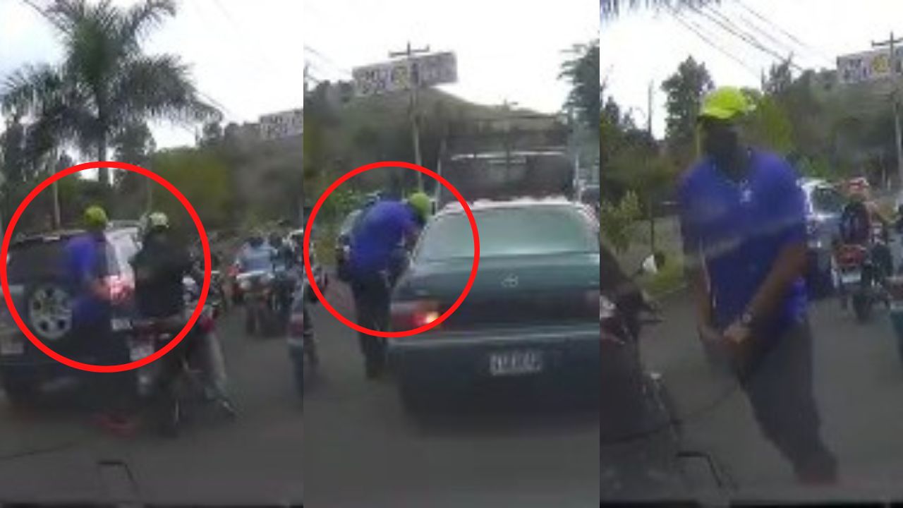 Asalto en plena luz del día en anillo periférico de Tegucigalpa (vídeo)