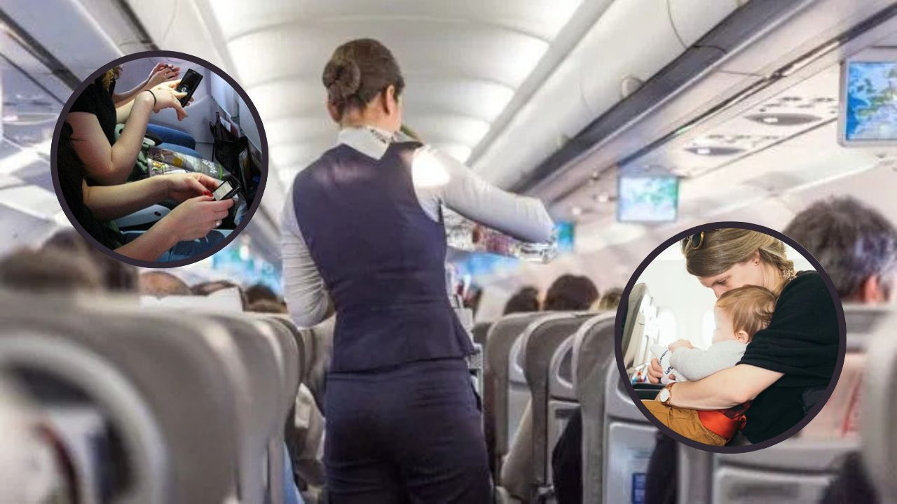 Estos son los pasajeros 'más odiados' en los aviones, según azafata