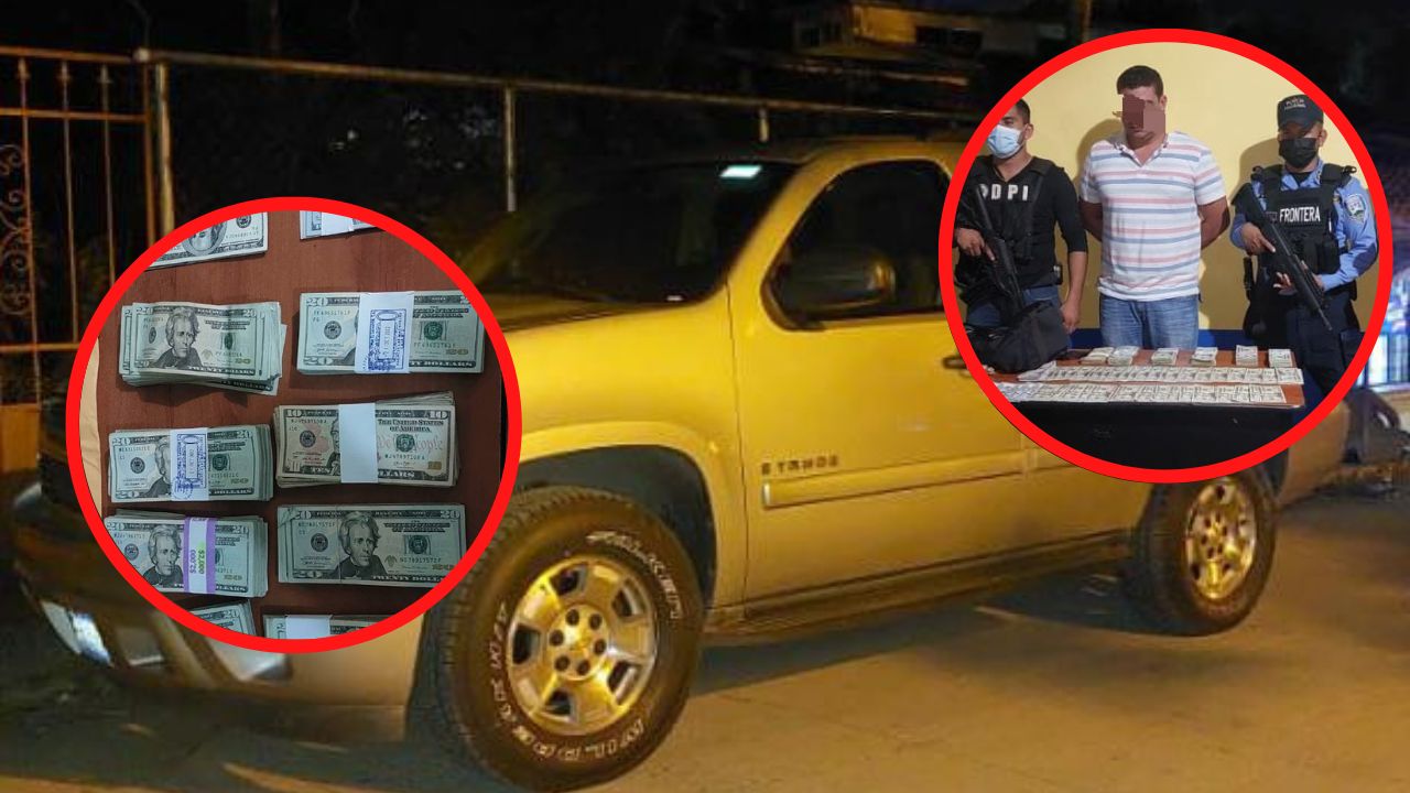 Capturan a empresario salvadoreño en Honduras con fuerte suma de dinero