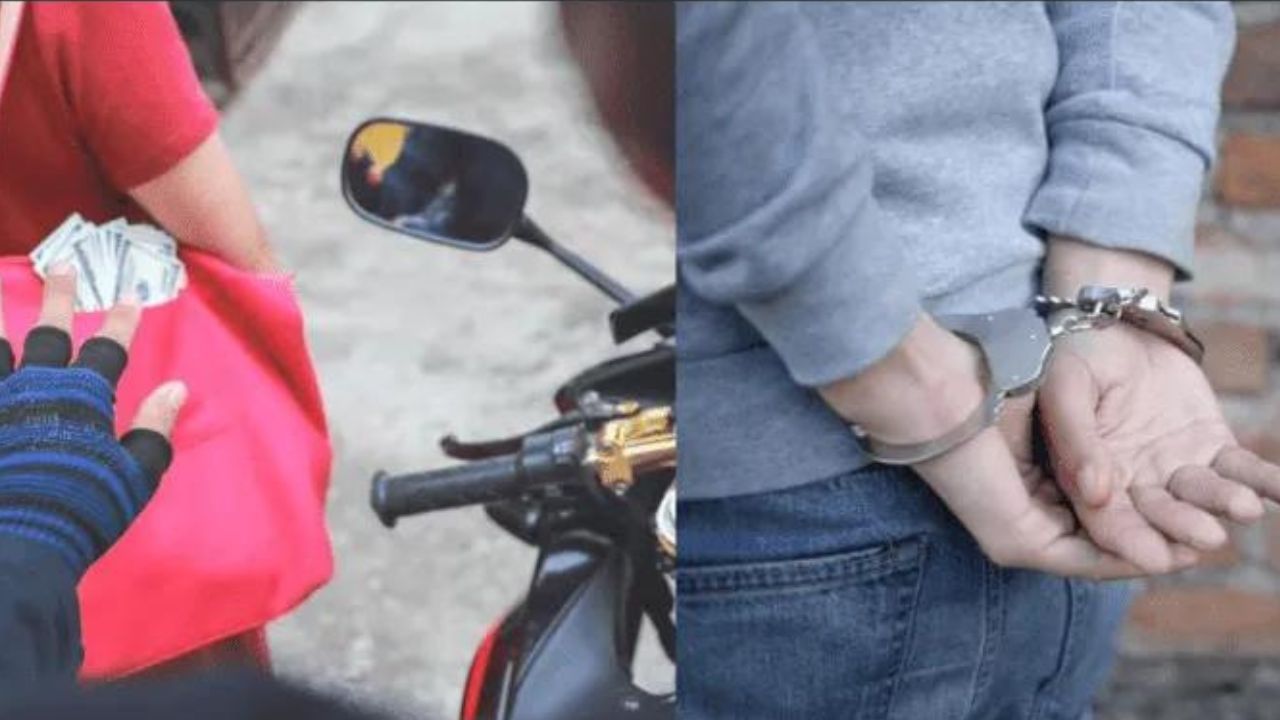 ¡Los madrugó! Mujer evitó ser asaltada huyendo en la moto de los delincuentes y ellos la denunciaron