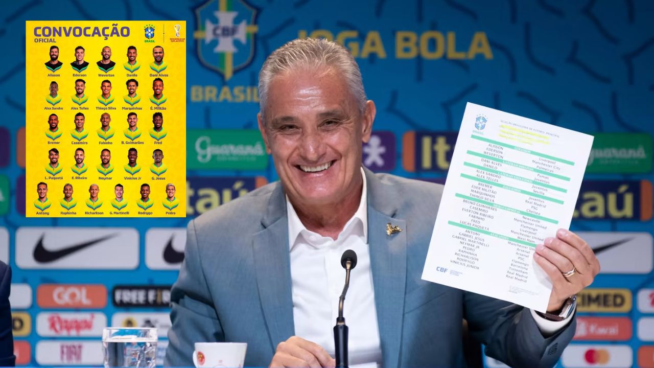 Brasil presenta el listado oficial de los convocados para la Copa del Mundo Catar 2022