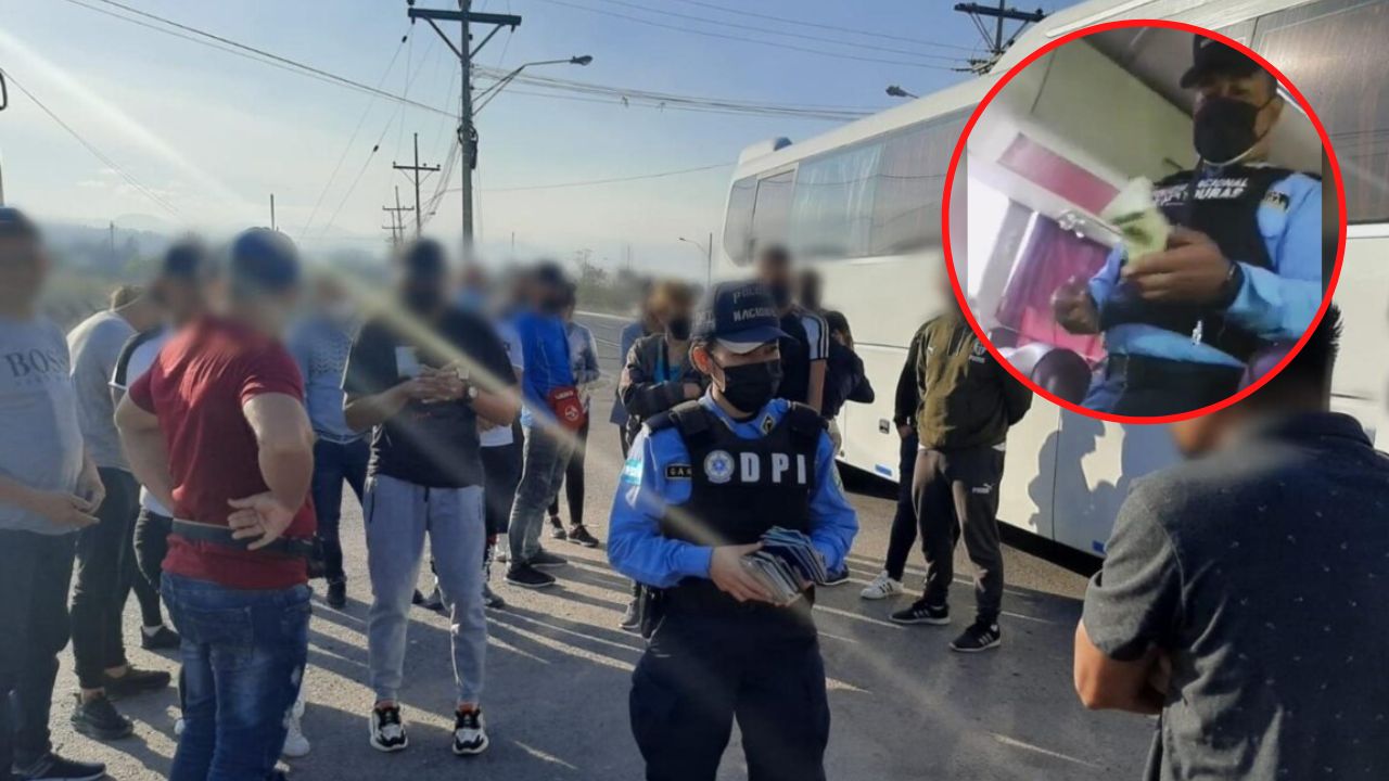 Por supuesto cobro ilegal a inmigrantes, suspenden a dos agente policiales en Honduras