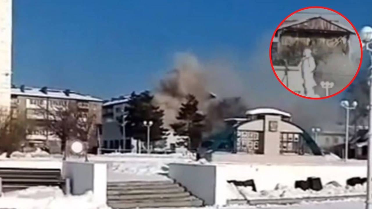 Video |¡De película ! Un edificio colapsa en Rusia tras fuerte explosión; hay cuatro niños muertos