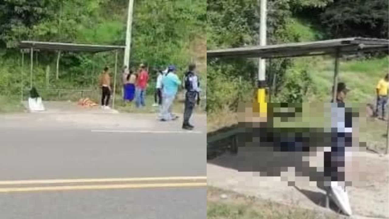 De vehículo en marcha lo matan cuando esperaba bus en Olancho