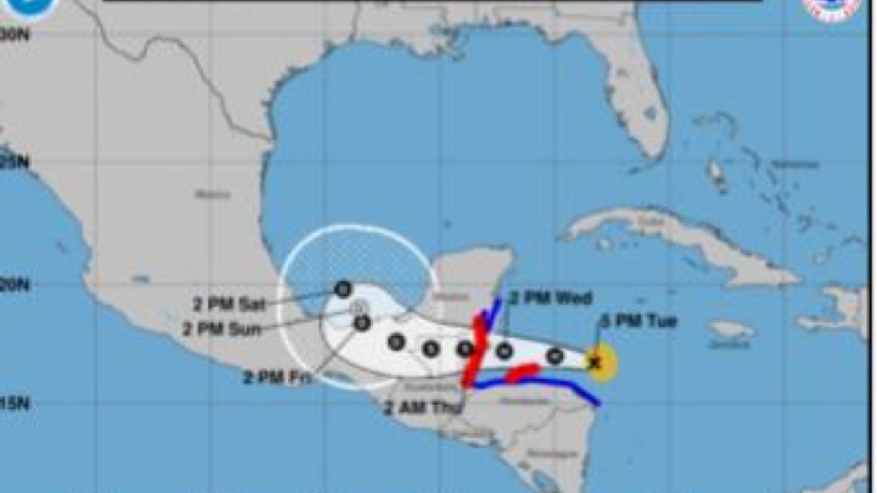 Tormenta tropical Lisa podría convertirse en huracán esta noche: afectaría estos lugares de Honduras