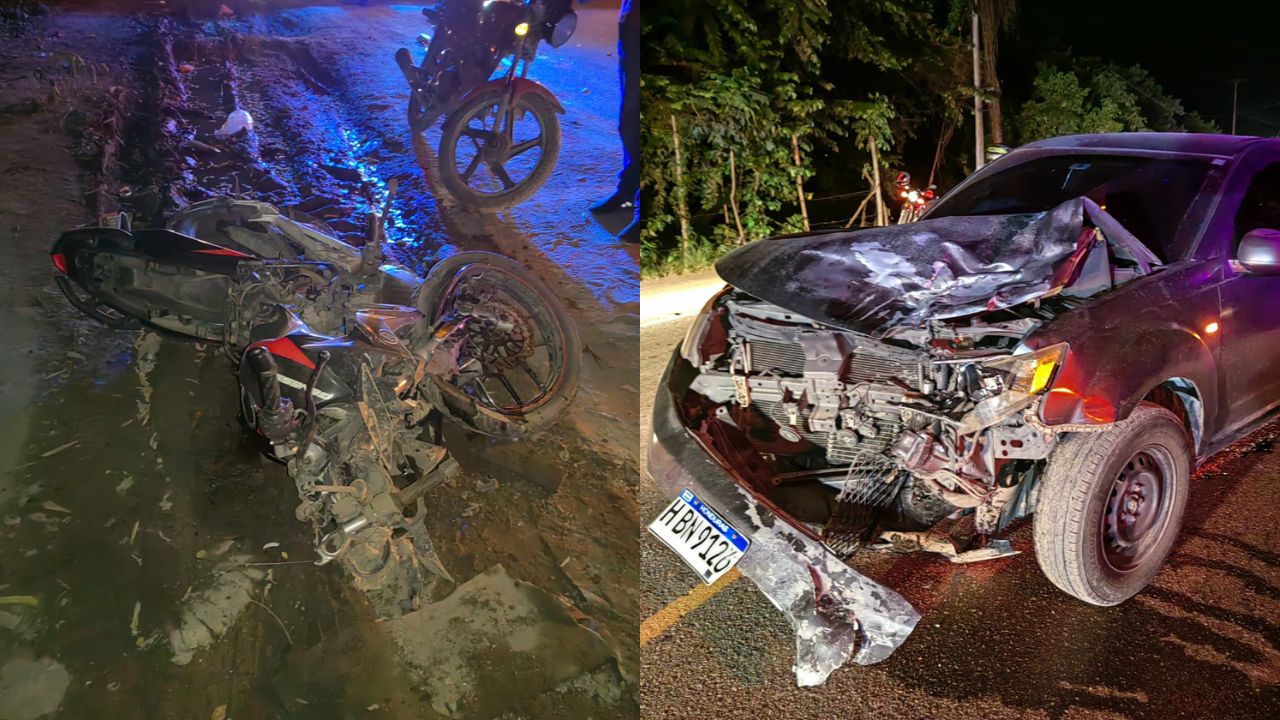 Motociclista muere en accidente de tránsito en Cofradía, Cortés