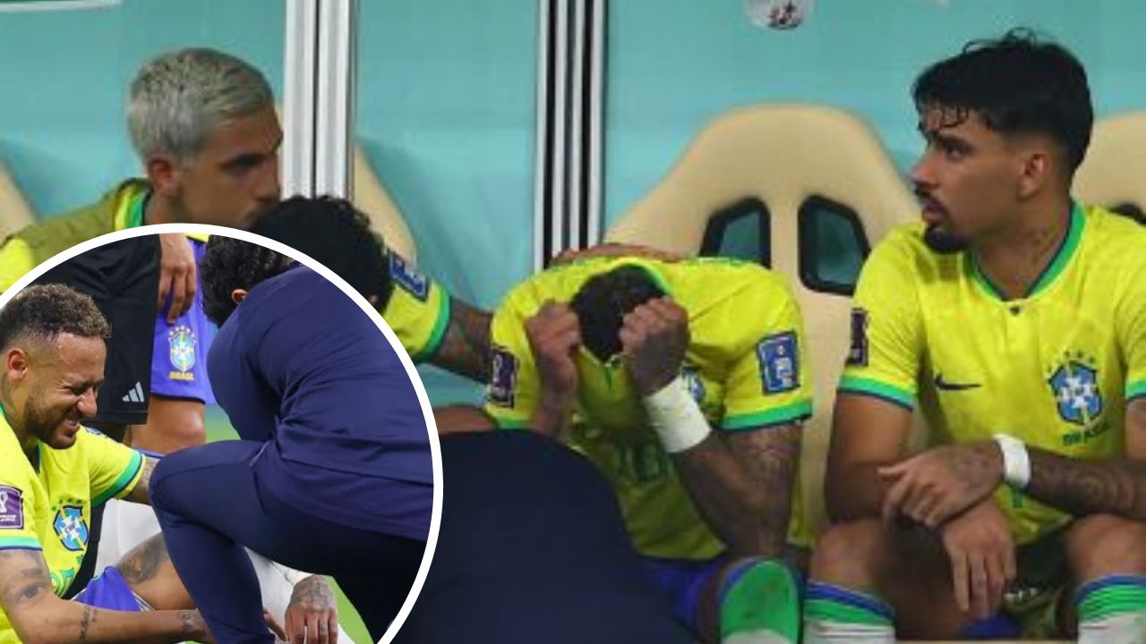 Así quedó el tobillo de Neymar tras lesión por la que tuvo que abandonar el campo
