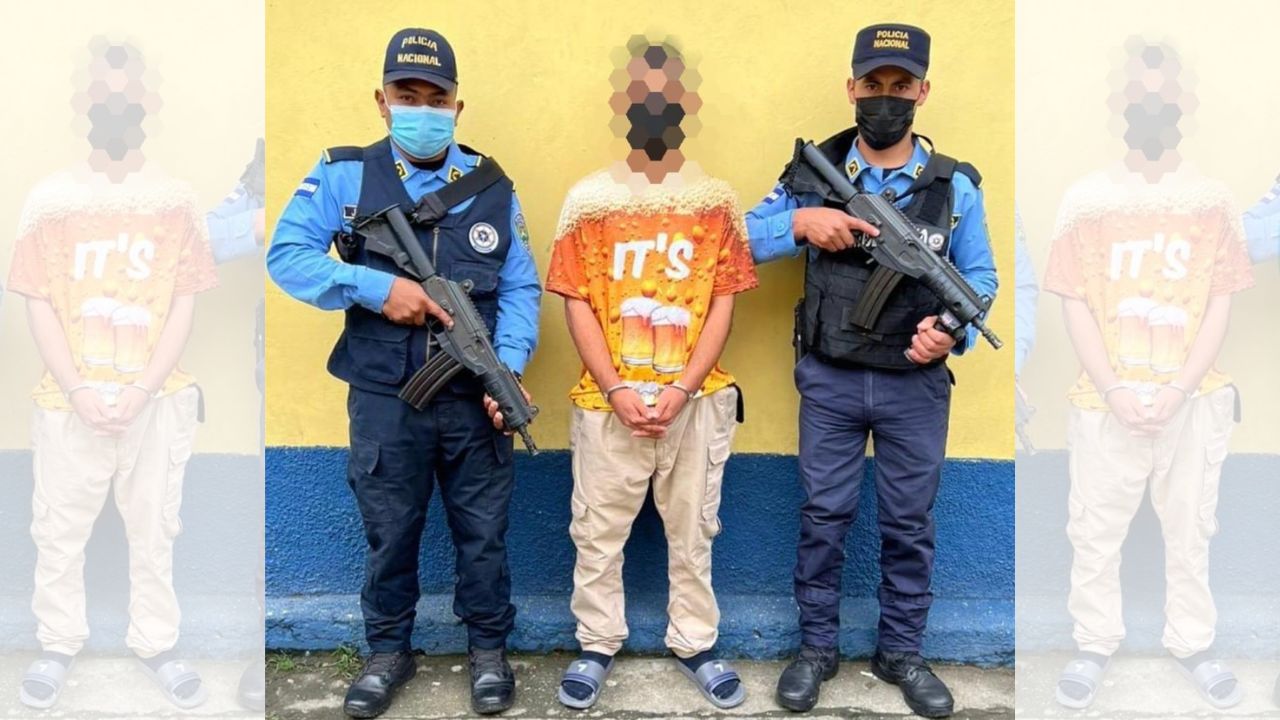 Capturan a el 'pingo' encargado de planificar homicidios, extorsión y secuestros de la Pandilla 18