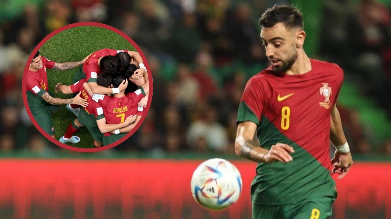 Portugal vence 2-0 a Uruguay con doblete de Bruno Fernandes y clasifica a octavos