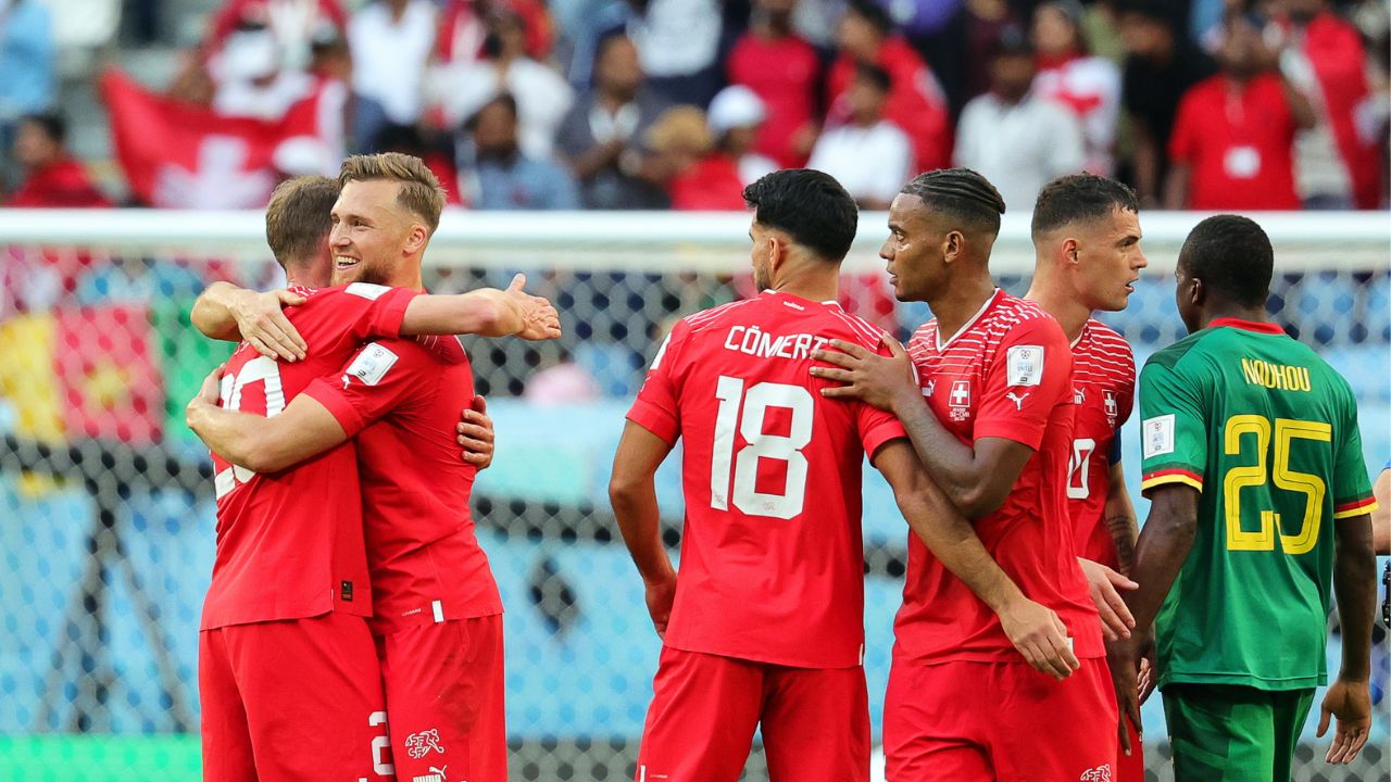 Suiza triunfa 1-0 ante Camerún por el grupo G en Qatar 2022