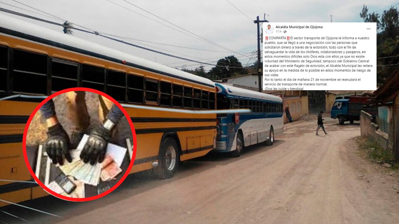 Transportistas llegan a 'un arreglo' con extorsionadores en este municipio hondureño
