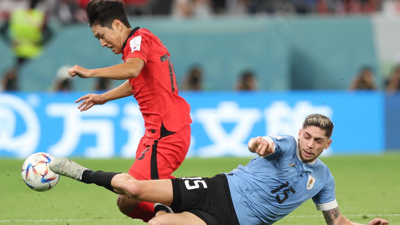 Qatar 2022: Uruguay y Corea del Sur empatan 0-0 en la apertura del grupo H