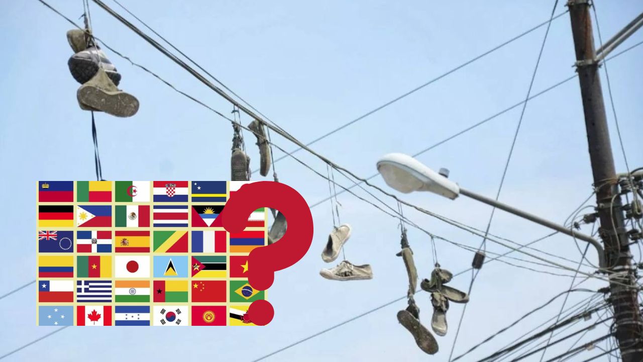 ¿Qué significado tienen los zapatos colgados en cables? Te lo explicamos