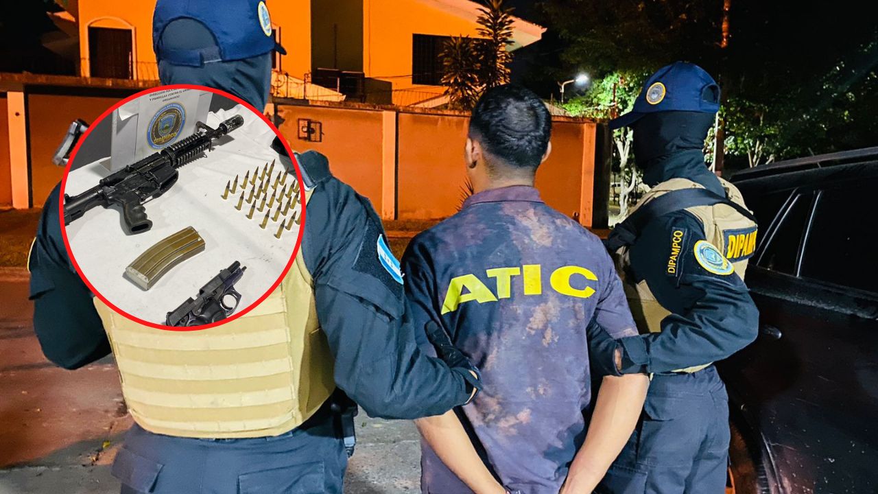 Vestidos como agentes ATIC, con fusiles y listos para perpetrar masacre, así capturaron a supuestos pandilleros de la 18