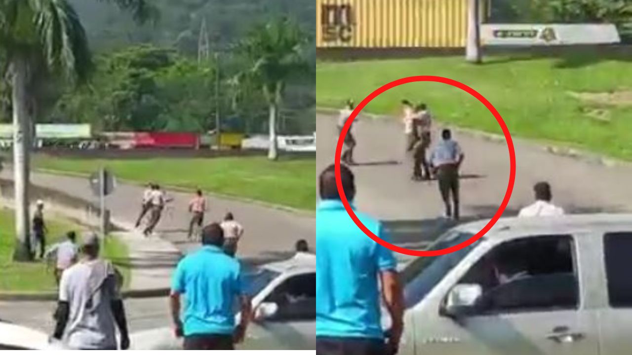 Así fue capturado supuesto ladrón de llantas en terminal de buses en SPS