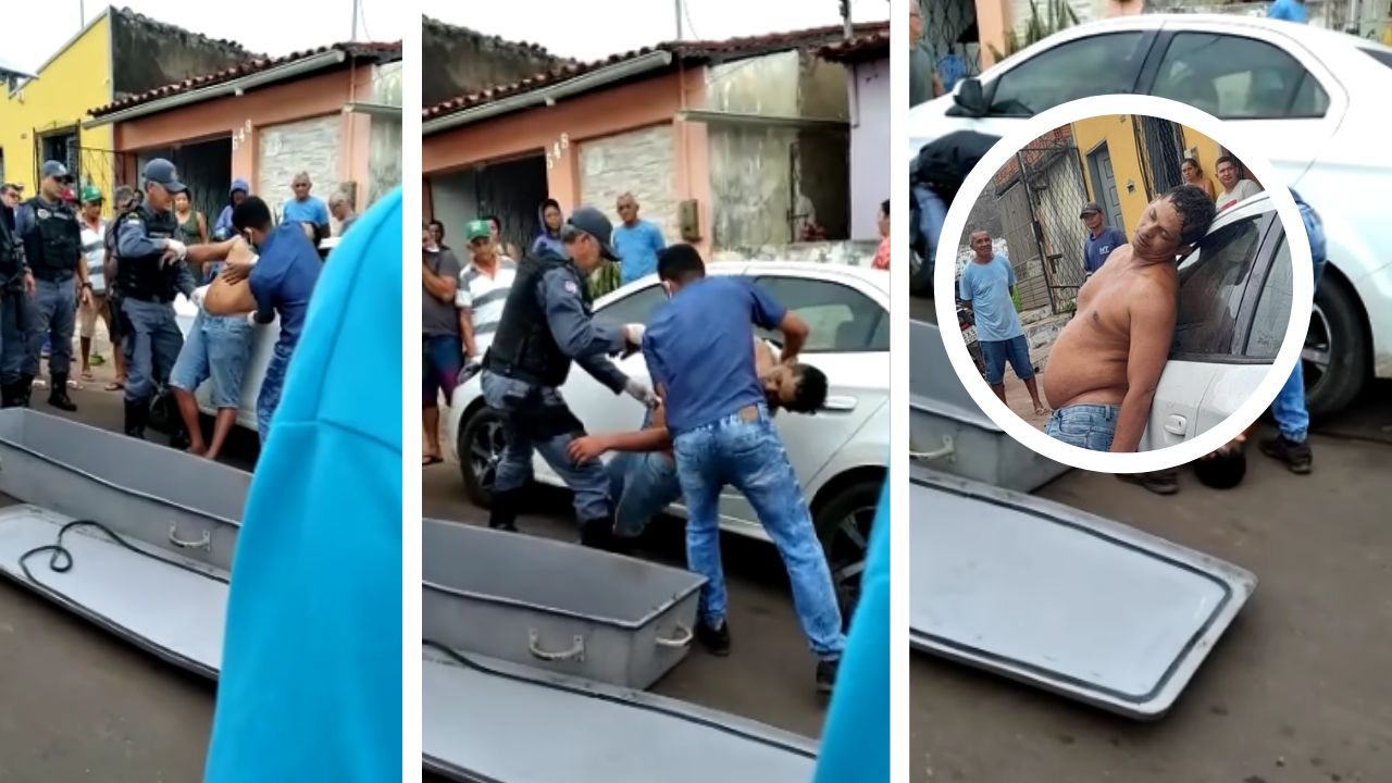 Video|Hombre murió parado y su muerte conmociona en Brasil