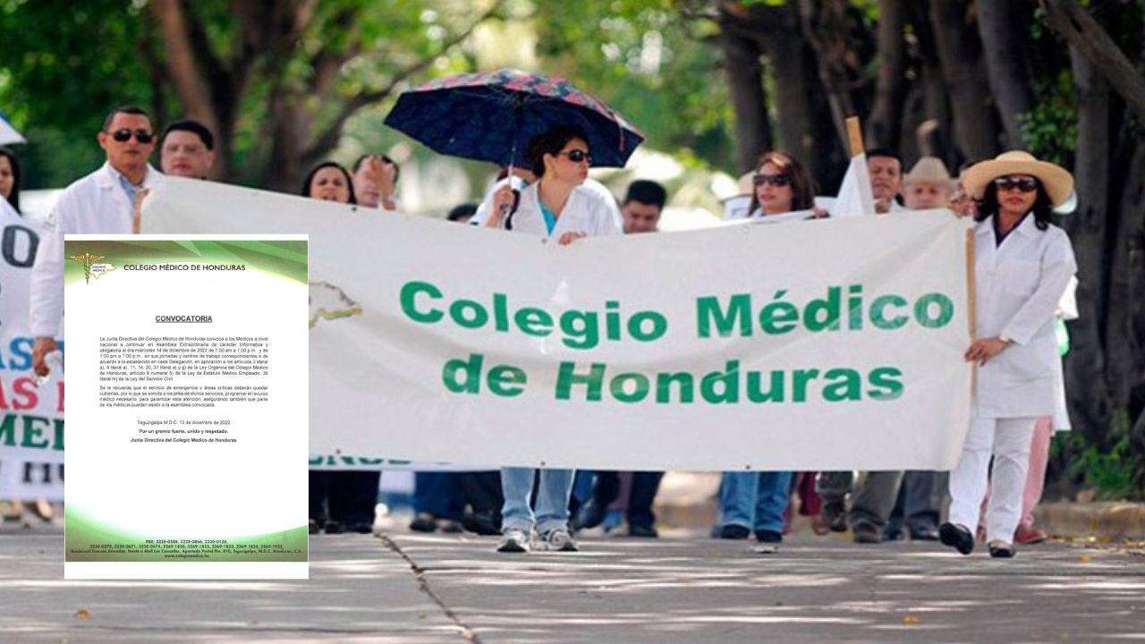 Colegio Médico anuncia asambleas informativas para este miércoles