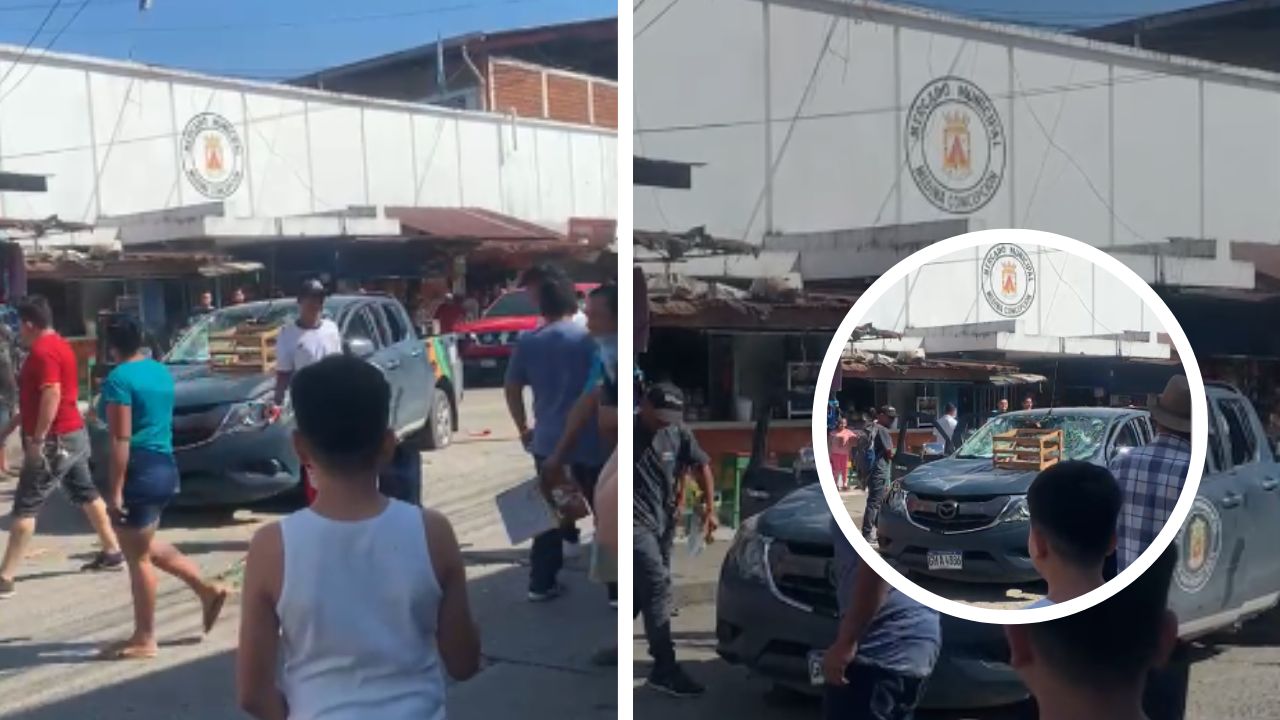 ¡Enardecidos! Vendedores de pólvora destruyen patrulla durante decomiso de morteros 'tumbacasas' en SPS