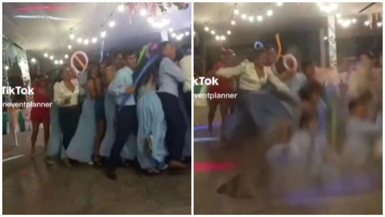 ¡Rompieron la pista! Jóvenes celebraban su graduación mientras bailaban y el piso se abrió