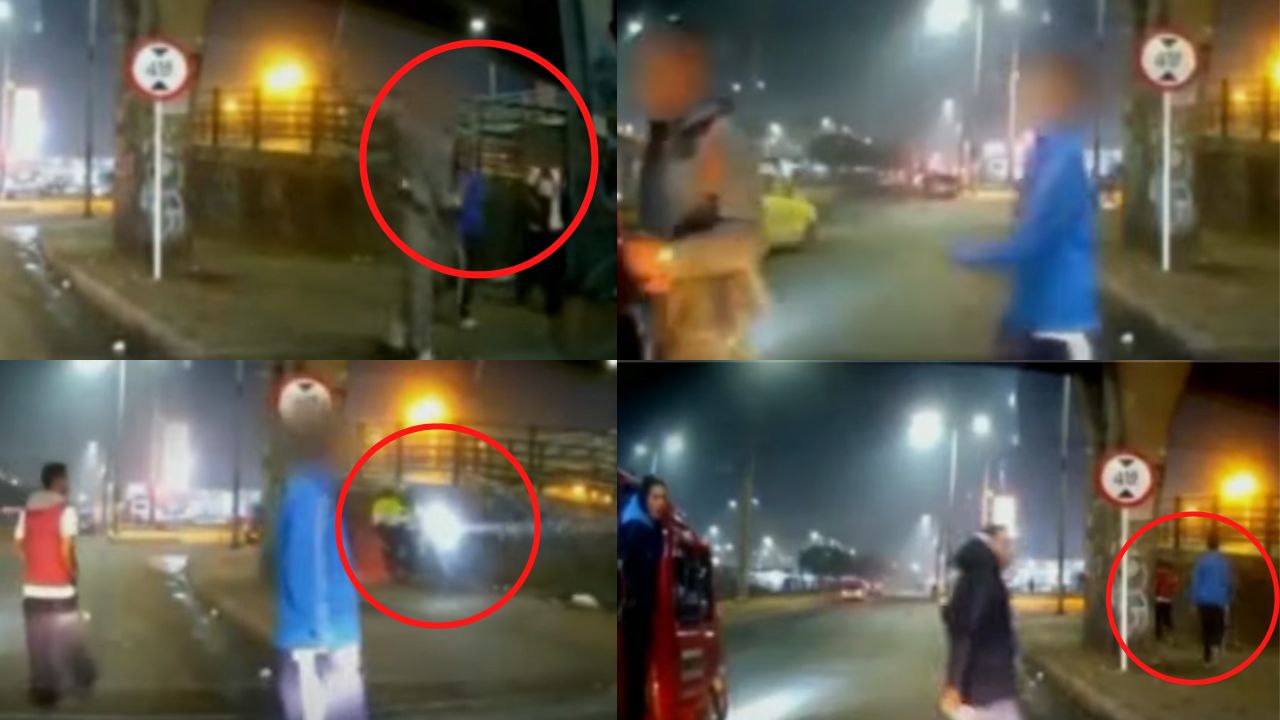 Ladrones de autobuses son capturados 'in fraganti' por la policía (vídeo)