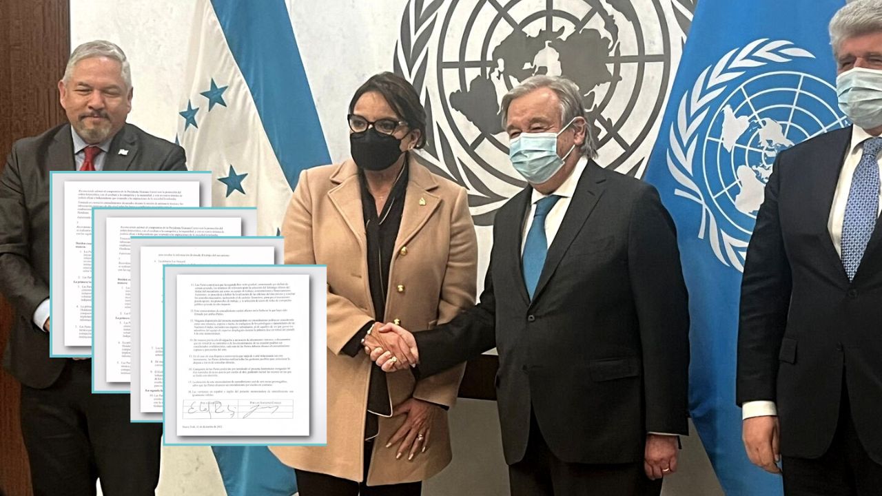 CICIH: Cancillería publica contenido del Memorándum de Entendimiento