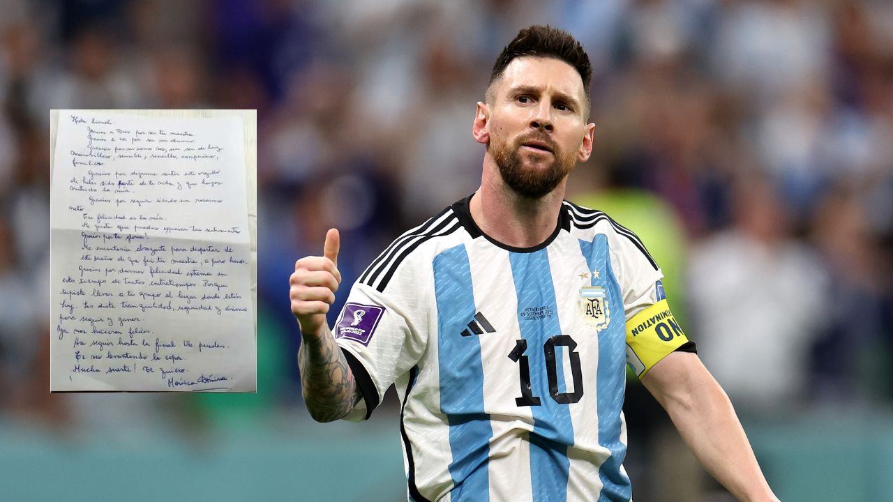 Profesora de escuela de Lionel Messi escribe emotiva carta para el jugador argentino