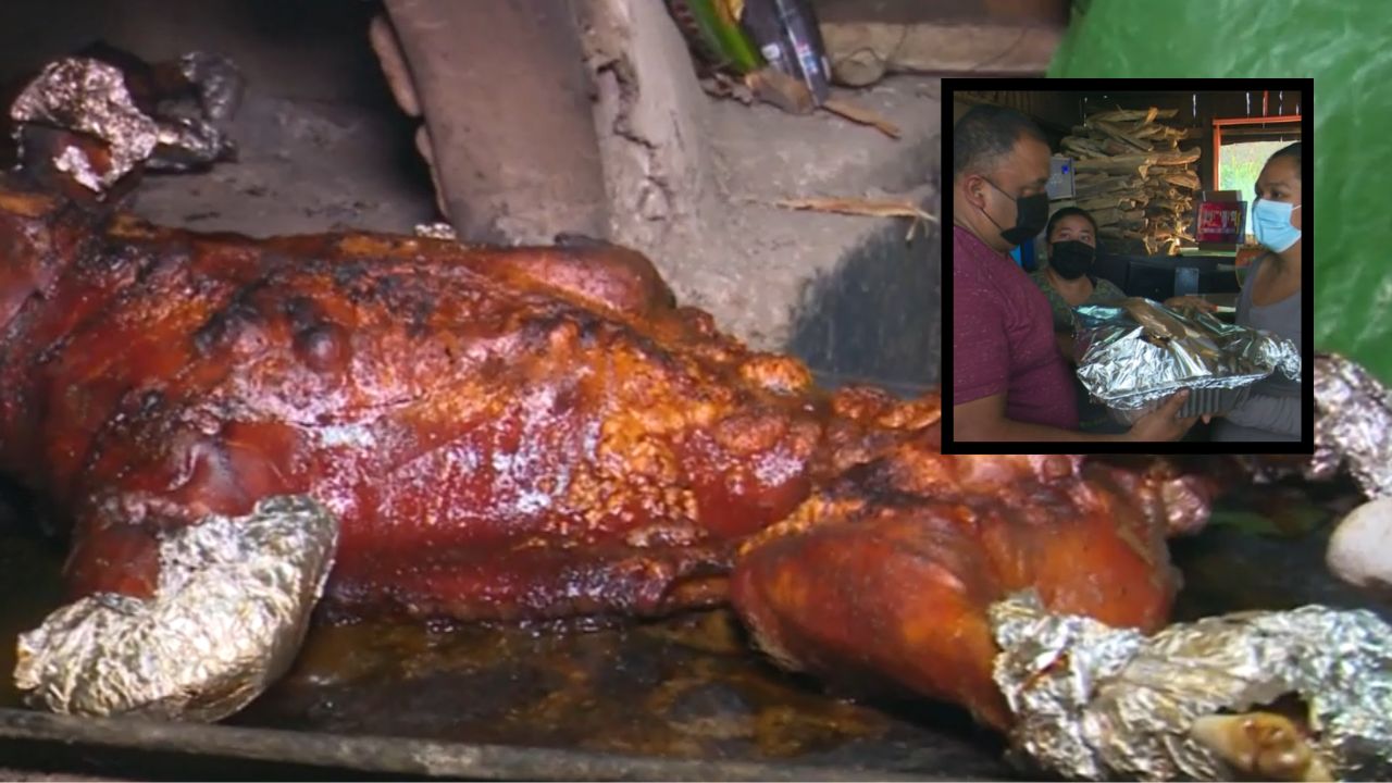 Noticiero Hoy Mismo y 'Costillas y Chicharrones El Durazno' regalan un cerdito a dos familias
