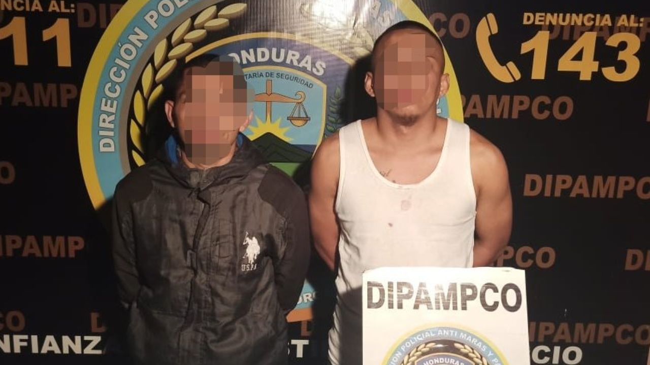 Capturan a dos presuntos pandilleros por muerte de policía militar