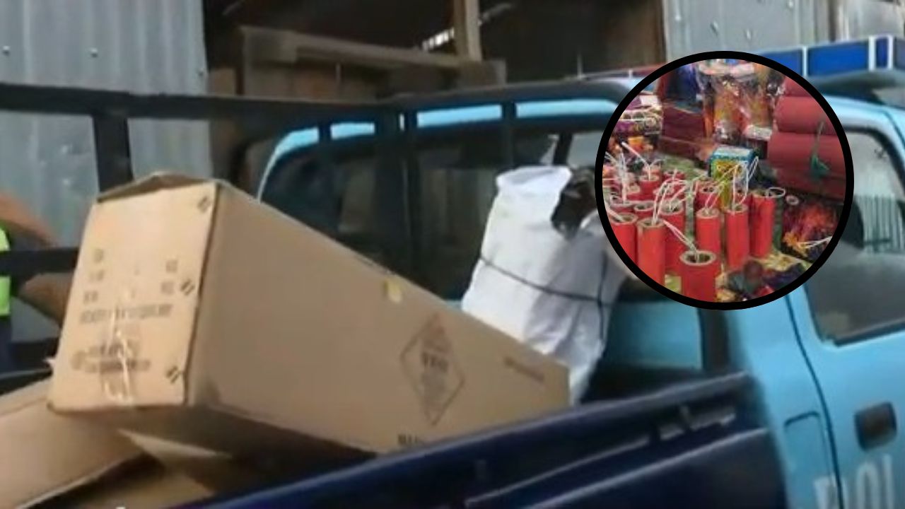 Ejecutan primer decomiso de pólvora en Tegucigalpa en  la Navidad 2022