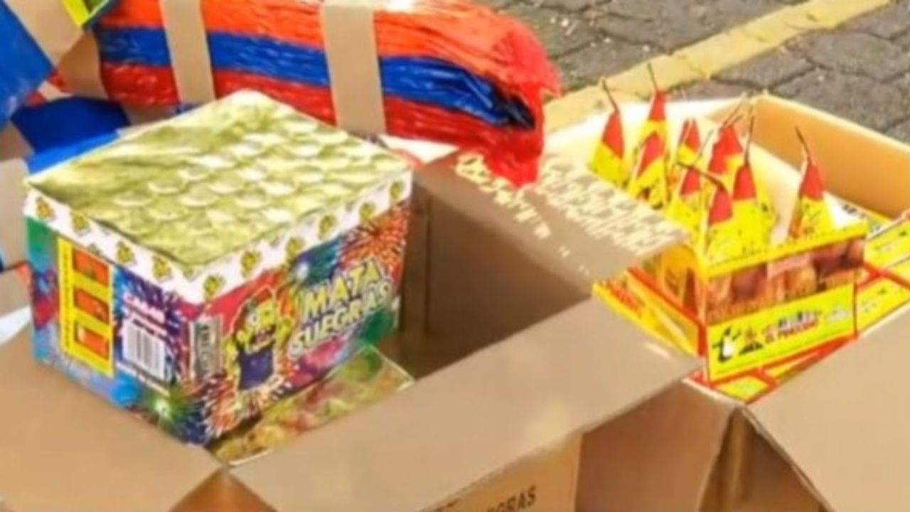 Decomisan una fuerte cantidad de productos de pólvora en SPS