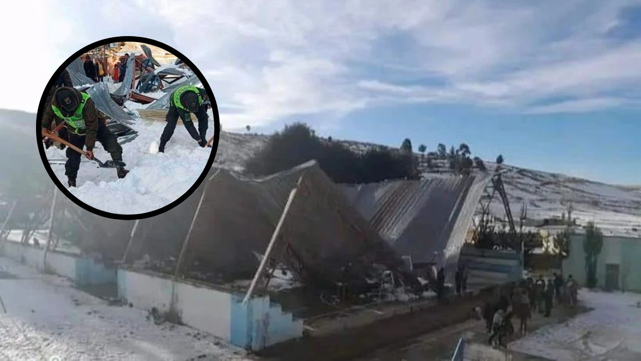 Varios muertos y heridos deja colapso de techo en una escuela boliviana