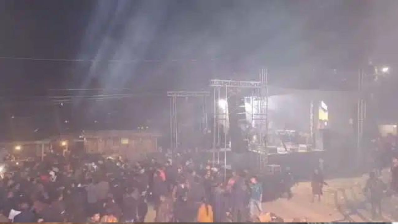 Vídeo capta cuando fuegos artificiales en feria patronal, explotan sobre varias personas