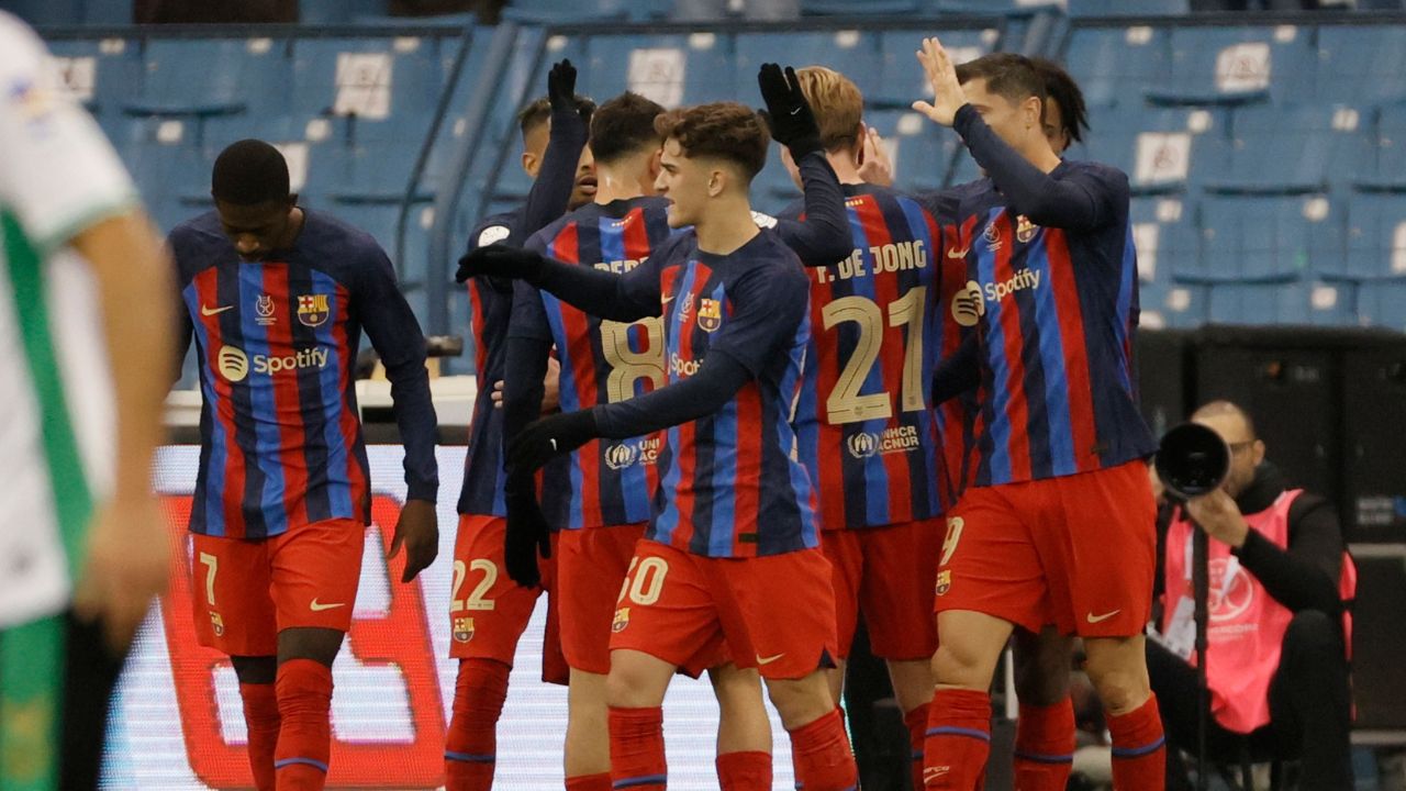 Barcelona clasifica a la final de Supercopa de España y enfrentará a Real Madrid