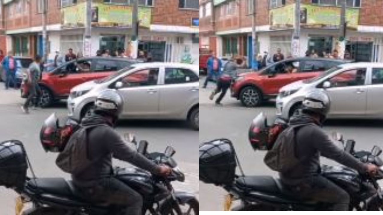 'Se destrozaron los vidrios', así fue como conductores arreglaron problema por accidente vial