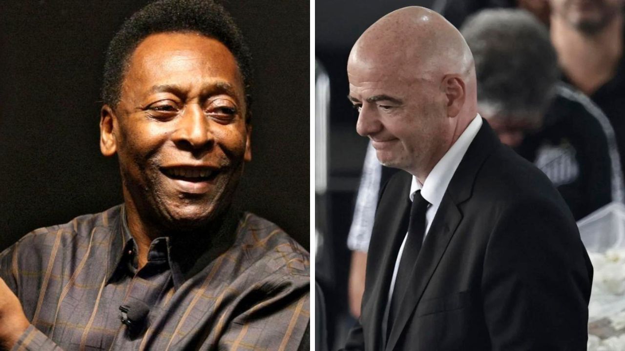 Gianni Infantino propone que todos los países miembros de la FIFA tengan un estadio con el nombre de Pelé