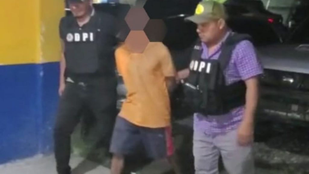 hondureño detenido