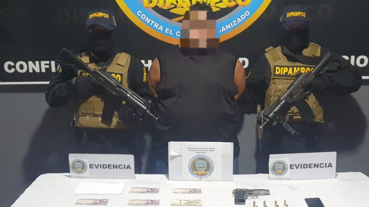 Detienen a alías 'El Cholo', supuesto cabecilla de la Pandilla 18 en SPS