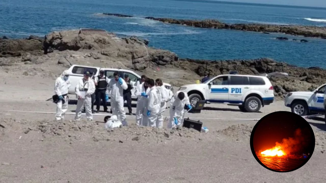 ¡Macabro hallazgo! Encuentran calcinados a pareja de inmigrantes en la playa