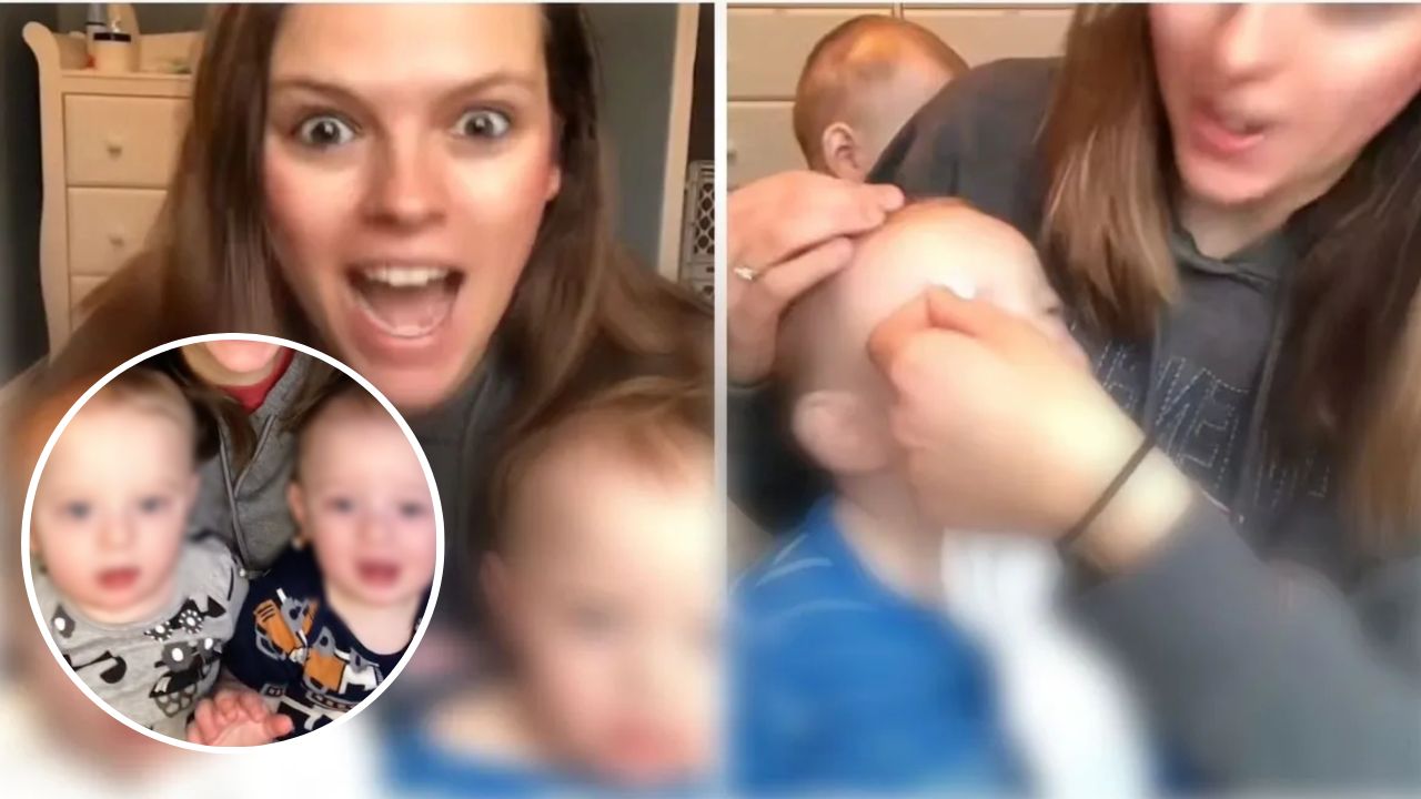 Vídeo | Madre tatúa a sus gemelos para no confundirlos más