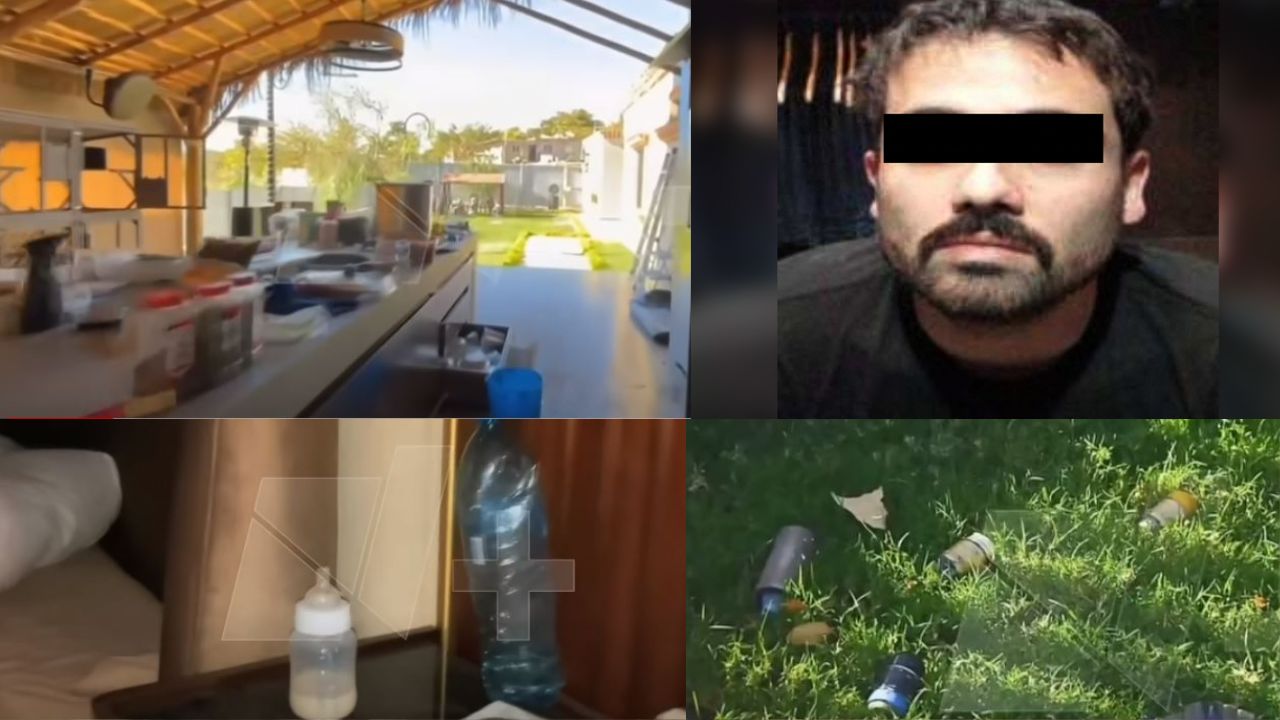 Salen a la luz imágenes inéditas de la finca donde capturaron a Ovidio Guzmán; estaba con sus hijas y esposa