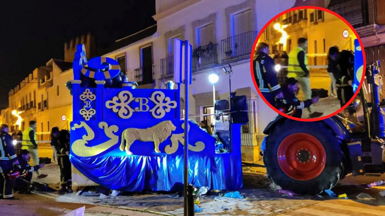 ¡Tragedia! Mujer muere aplastada por el tractor de una cabalgata del Día de Reyes Magos