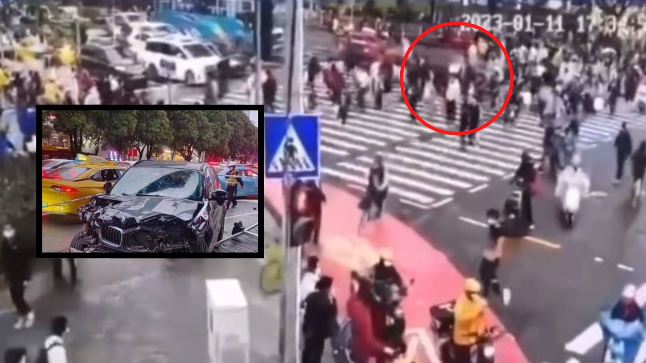 ¡Tragedia! Un vehículo embiste una multitud y mata a unas 5 personas en China (imágenes sensibles)