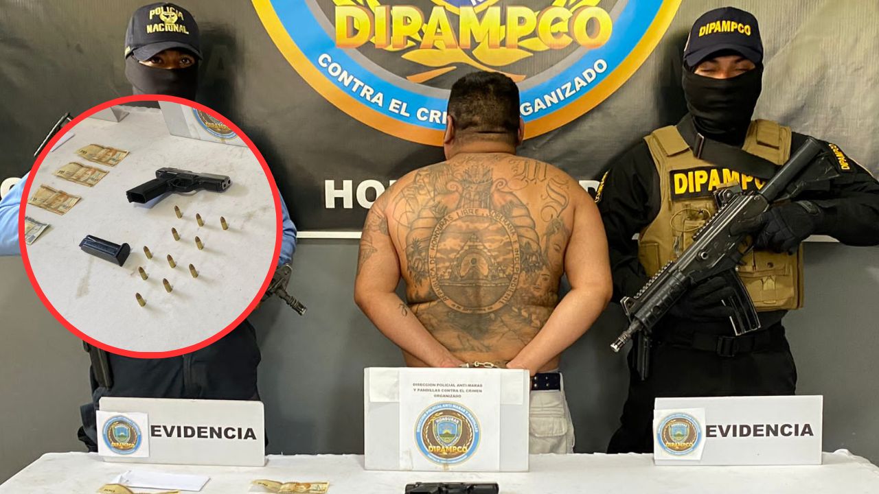Capturan a alías 'el duende', extorsionador de la MS-13 en San Pedro Sula