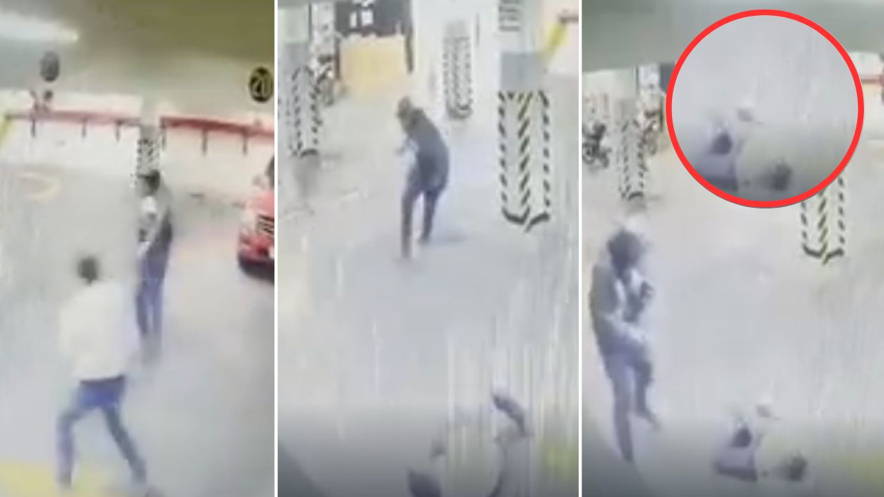 Vídeo: Sacerdote sufre brutal ataque violento en un estacionamiento
