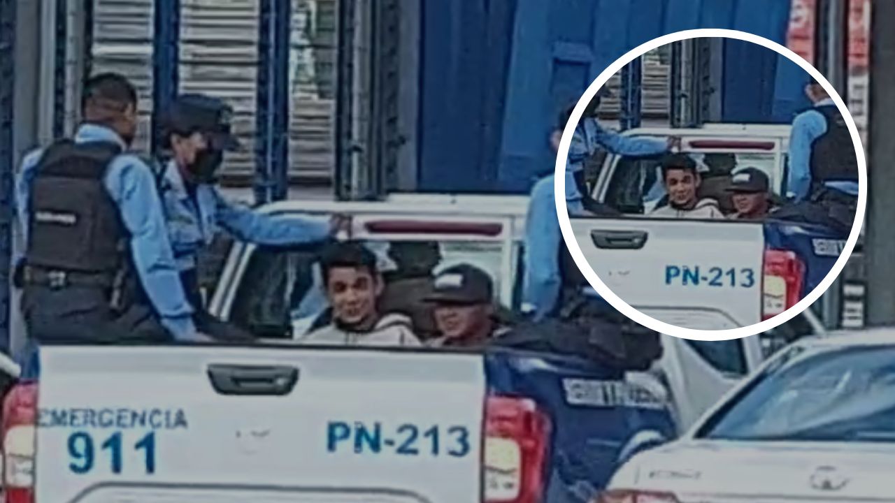 ¡Al mamo! Atrapan a dos hombres asaltando dentro de la UNAH en Tegucigalpa