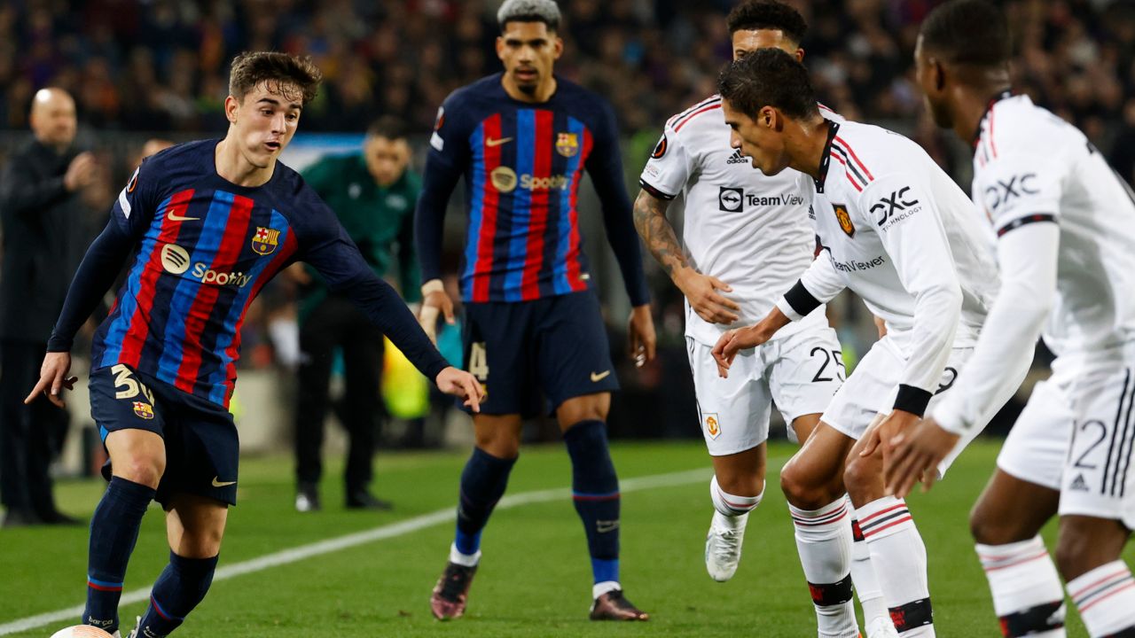 Imagen de Barcelona y Manchester United empatan en playoffs de Europa League